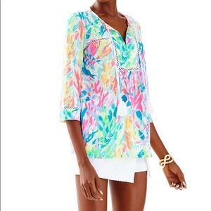 Lilly Pulitzer Tulsa Tunic Size Small
